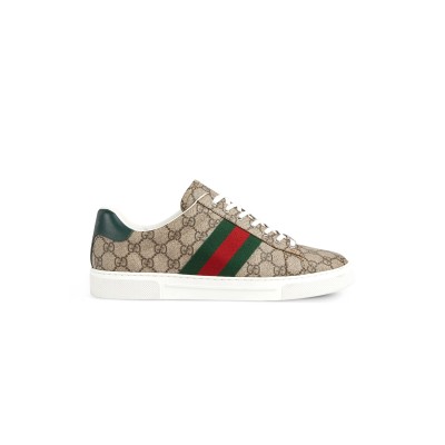 GUCCI MEN'S GUCCI ACE TRAINER WITH WEB 760775